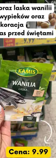 Kaufland Przyprawa wanilia laska Kamis oferta