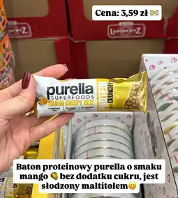 Intermarche Baton proteinowy Mango Crispy Rice Purella Superfoods oferta