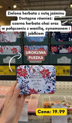 Kaufland Herbata zielona z nutą jaśminu Winter Wonder Ahmad Tea oferta