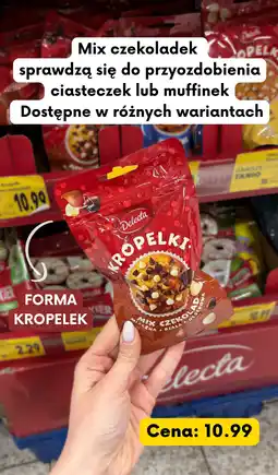Kaufland Czekolada mix kropelki Delecta oferta