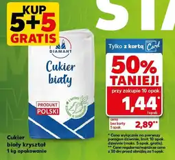 Kaufland Cukier biały krystaliczny 1 kg 5+5 GRATIS Diamant oferta
