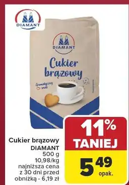 Carrefour Cukier brązowy DIAMANT 500g oferta