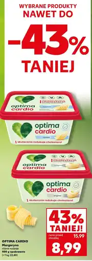 Kaufland Margaryna, różne rodzaje Optima Cardio oferta