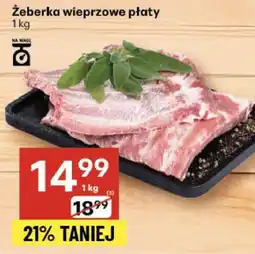 Delikatesy Centrum Żeberka wieprzowe płaty Delikatesy Centrum oferta