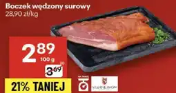 Delikatesy Centrum Boczek wędzony surowy Delikatesy Centrum oferta