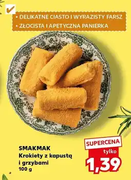 Kaufland Krokiety z kapustą i grzybami 100 g Smakmak oferta
