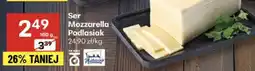 Delikatesy Centrum Ser Mozzarella Podlasiak 24,90 zł/kg oferta
