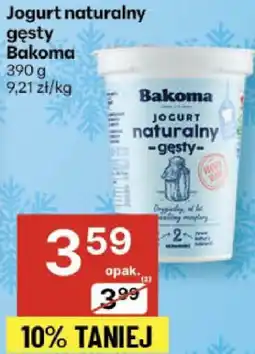 Delikatesy Centrum Jogurt naturalny gęsty Bakoma 390 g oferta