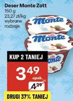 Delikatesy Centrum Deser Monte Zott 150 g wybrane rodzaje oferta
