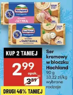 Delikatesy Centrum Ser kremowy w bloczku Hochland 90 g wybrane rodzaje oferta