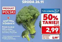 Kaufland Brokuł polski 500 g Kaufland oferta