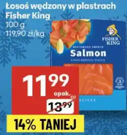 Delikatesy Centrum Łosoś wędzony w plastrach Fisher King oferta