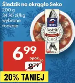Delikatesy Centrum Śledzie na okrągło Seko, wybrane rodzaje oferta