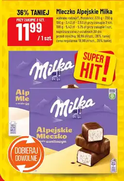 Polomarket Mleczko Alpejskie Milka oferta