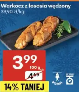 Delikatesy Centrum Warkocz z łososia wędzony Delikatesy Centrum oferta