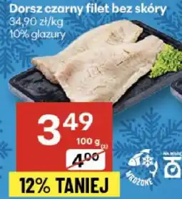 Delikatesy Centrum Dorsz czarny filet bez skóry 10% glazury Delikatesy Centrum oferta