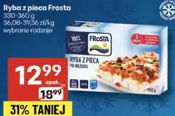 Delikatesy Centrum Ryba z pieca Frosta, wybrane rodzaje oferta