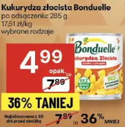 Delikatesy Centrum Kukurydza złocista Bonduelle po odsączeniu: 285 g wybrane rodzaje oferta