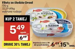 Delikatesy Centrum Filety ze śledzia Graal wybrane rodzaje oferta