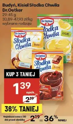 Delikatesy Centrum Budyń, Kisiel Słodka Chwila Dr.Oetker oferta