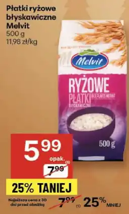 Delikatesy Centrum Płatki ryżowe błyskawiczne Melvit oferta