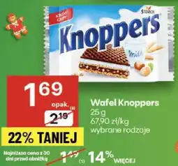 Delikatesy Centrum Wafel Knoppers Milch oferta