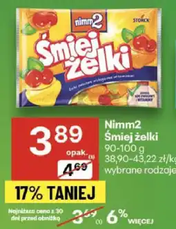 Delikatesy Centrum Żelki Nimm2 Śmiej Żelki 90-100g wybrane rodzaje oferta