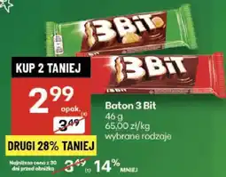 Delikatesy Centrum Baton 3 Bit 46g wybrane rodzaje oferta