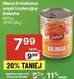 Delikatesy Centrum Masa Krówkowa smak tradycyjny Delecta 400g oferta