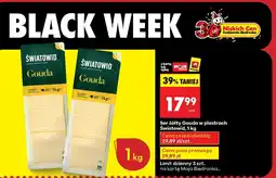 Biedronka Ser żółty Gouda w plastrach 1 kg Światowid oferta
