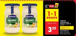 Biedronka Majonez delikatesowy 400 ml 1+1 GRATIS Madero oferta