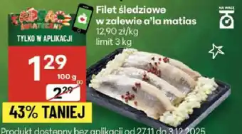 Filet śledziowe w zalewie a'la matias Delikatesy Centrum