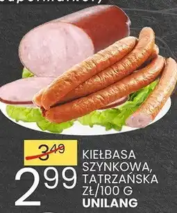 Wafelek Kiełbasa szynkowa tatrzańska Unilang oferta