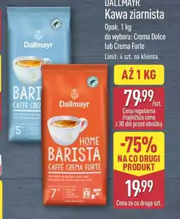 ALDI Kawa ziarnista Dallmayr oferta