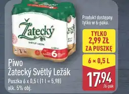 ALDI Piwo Zatecky oferta