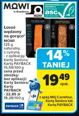 Carrefour Łosoś wędzony MOWI oferta
