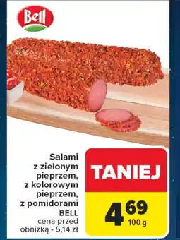 Carrefour Salami z pieprzem Bell oferta