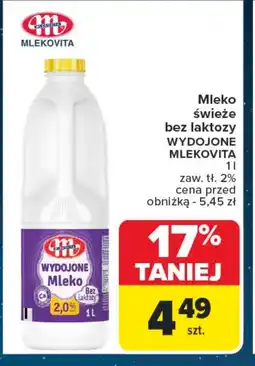 Carrefour Mleko bez laktozy Mlekovita oferta