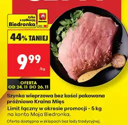 Biedronka Szynka Kraina Mięs oferta