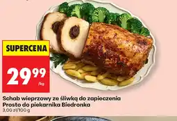 Biedronka Schab wieprzowy Prosto do Piekarnika oferta