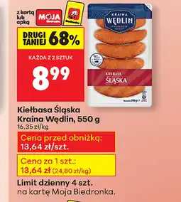Biedronka Kiełbasa Kraina Wędlin oferta