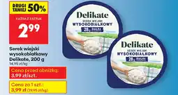 Biedronka Serek wiejski Delikate oferta