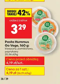 Biedronka Hummus Go Vege oferta