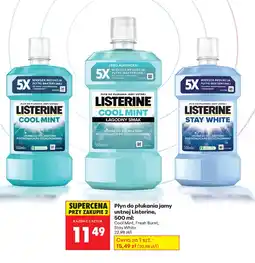 Biedronka Płyn do płukania jamy ustnej Listerine oferta