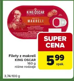Carrefour Express Filet z makreli King Oscar oferta