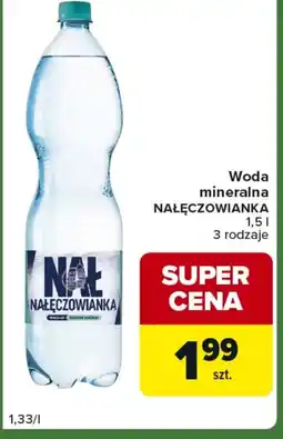 Carrefour Express Woda mineralna Nałęczowianka oferta