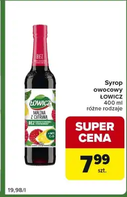 Carrefour Express Syrop owocowy Łowicz oferta
