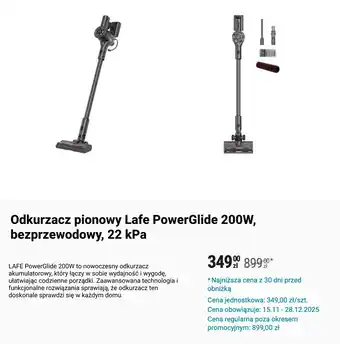 Odkurzacz pionowy Lafe PowerGlide