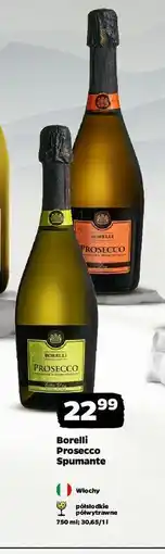 Netto Wino półwytrawne Borelli Prosecco Spumante oferta
