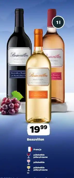 Wino Beauvillon Medium Sweet